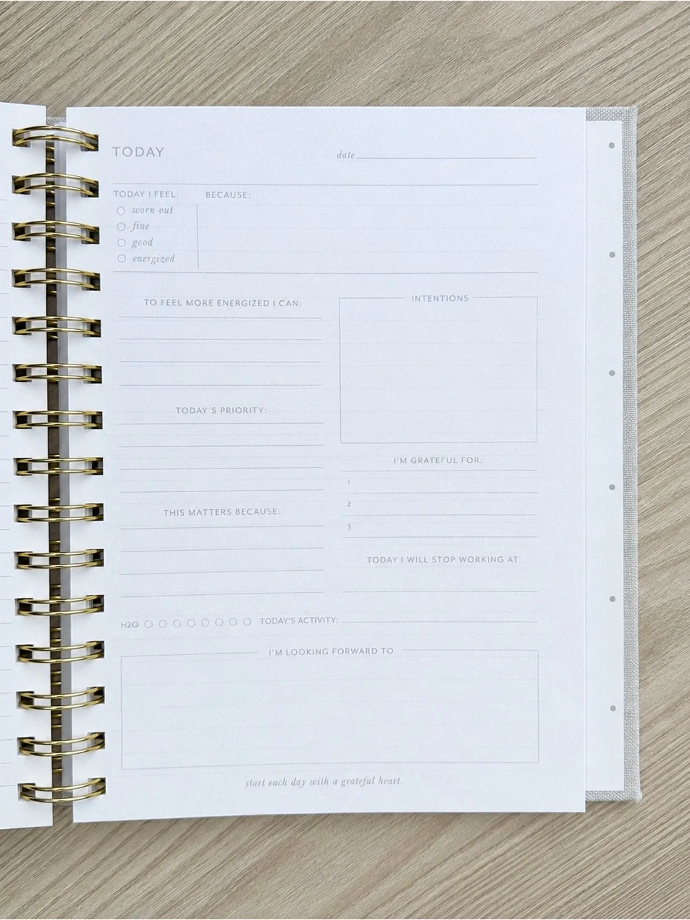 💛 NEW Sugar Paper Breathing Room Mindful Journal Guided Daily Planner 250 Pages